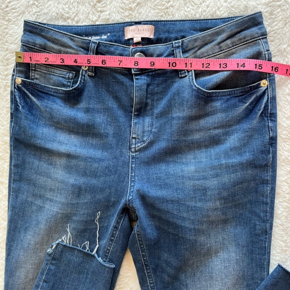 Ted Baker Magolo Raw Hem Skinny Jeans sz 30 - Picture 9 of 11